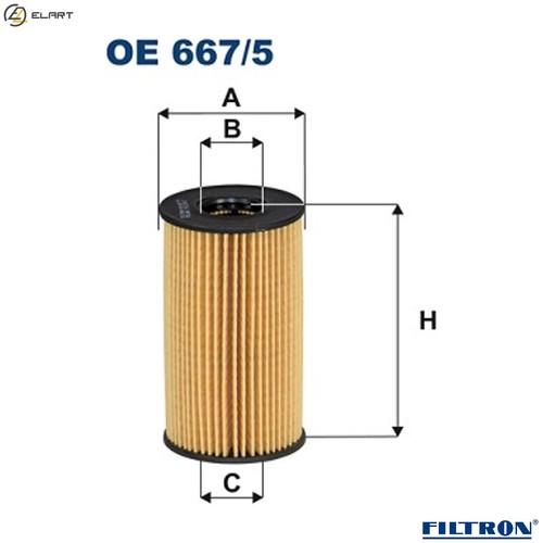 Oil filter 667 - oil, oe