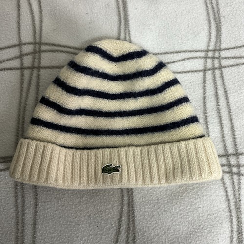 Lacoste beanie hat stripe - hat,