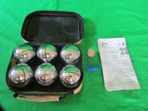 Bocce petanque set - petanque, chrome