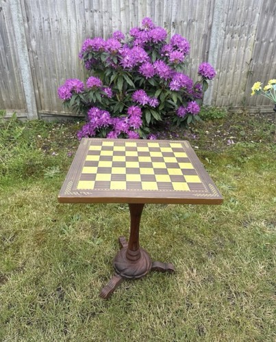 Antique chess table - chess,