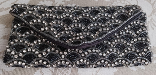 Vintage beaded diamante - vintage,