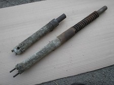 AJS Matchless ? front fork parts slider bottoms VERY ROUGH condition SPARES REPA