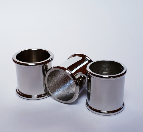Mixed beaded nickel silver - 3,