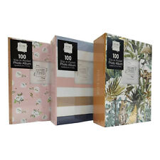 6" x 4" - 100 Slip-in Pocket Photo Album - Random Cover Design Jungle Flowers