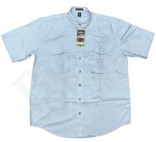 Rivers End Shirt Mens Large Blue UV Protection Collared Performance Fishing Gear