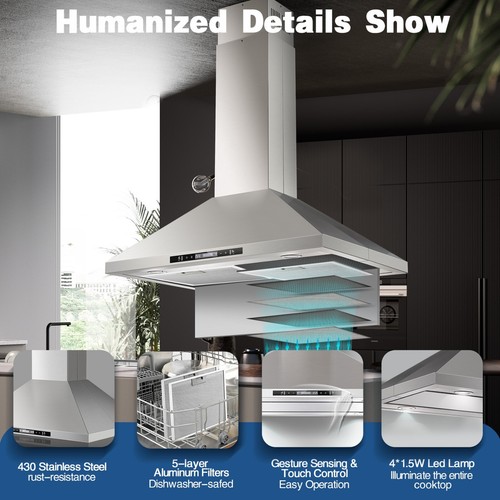 Island range hood 700 - 36",