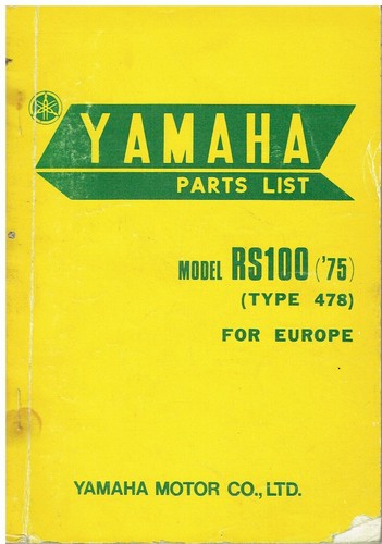 Yamaha rs100 euro - 478),