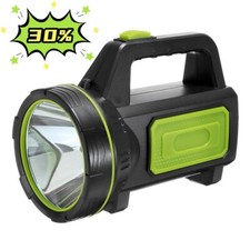 LED Searchlight - USB Rechargeable Hand Torch and Work Light Flashlight