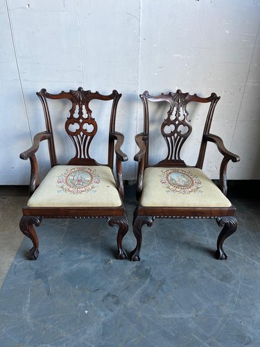 Pair chinese chippendale - of,