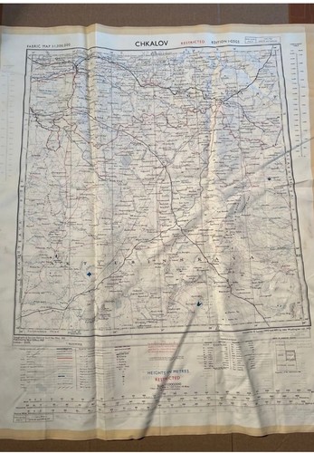 Vintage escape silk map - vintage,