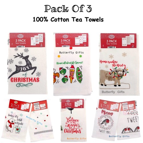 Christmas design tea - tea, towels