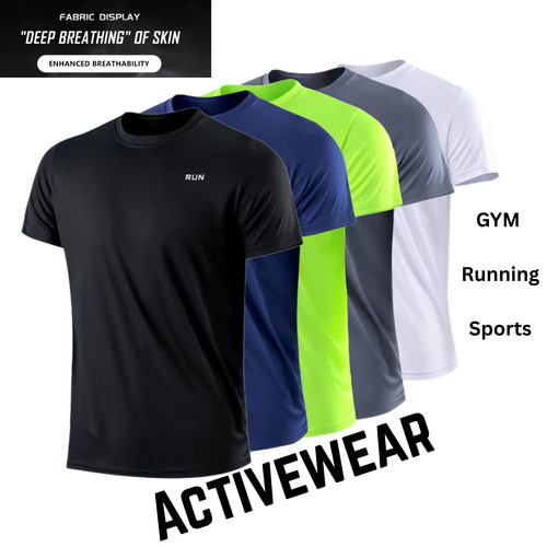 Men round neck shirt quick - round, t-shirt