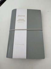 Filofax RRP£39 Grey Domino Personal Organizer Brand New In Box Unused