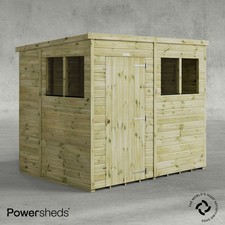 8x6 Premium Pent Garden Shed, Base Kit, Open Window | T&G, B GRADE AVAILABLE NOW