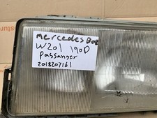 MERCEDES W201 190E,190D, LEFT UK PASSENGER HEADLIGHT  WITH INDUCTOR  2018207161