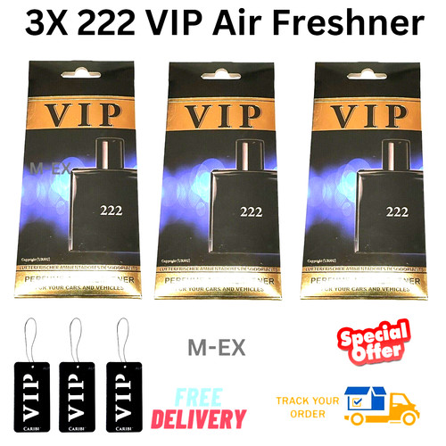 Vip car air fresheners - 3x,