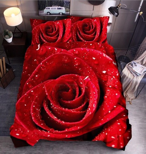 Rose romantic quilt duvet - romantic,