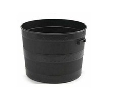Plastic Plant Planter Barrel Tub Garden Patio Flower Pot Outdoor Indoor Garden