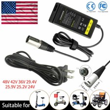 48V 42V 36V 24V 3 Pin Charger