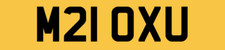 MINI CHALLENGE NUMBER PLATE