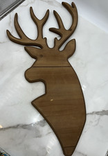 Deer Head Wall Decor Wood