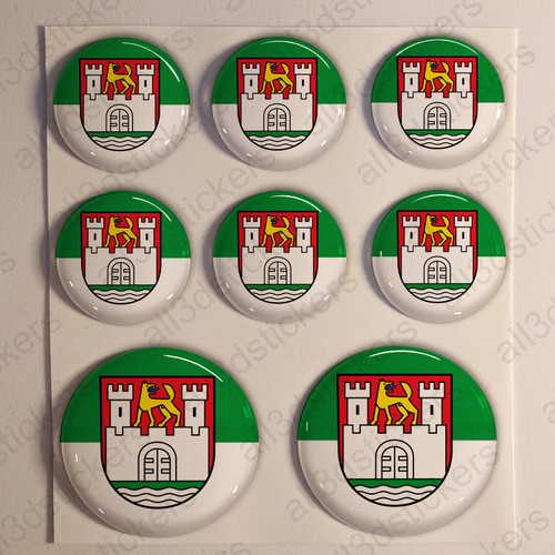 Stickers wolfsburg gel - stickers, domed