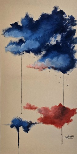 Minimalist abstract clouds - minimalist,