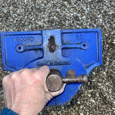 Irwin Record 53PD Plain Screw Woodworking Vice 270mm (10.1/2in) & Front Dog USED