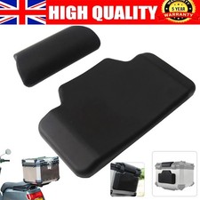 1Set Universal Motorcycle Rear Top Luggage Box Helmet Case Backrest Pad Black  _