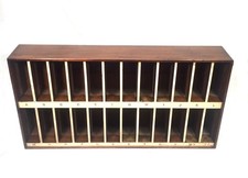 Antique Wooden A-Z Pigeon Hole