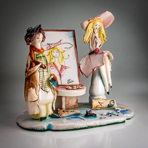 Italian ceramic artist model - ceramic,