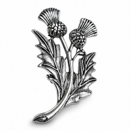 Scottish thistle brooch - scottish,