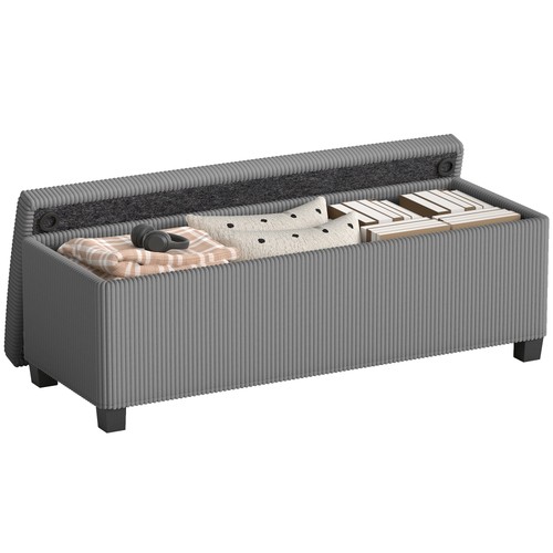 Homcom storage ottoman with - homcom,