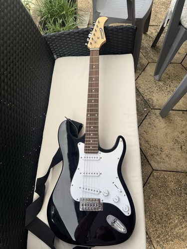 Zennox electric guitar black - zennox,