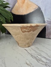 Antique French Large Terracotta Glazed Toan Mixing Bowl