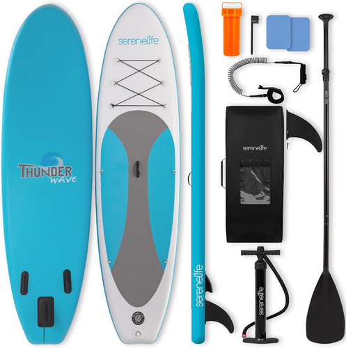Paddle board inflatable - paddle, stand