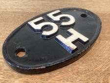 Original Railway Shed Plate ~