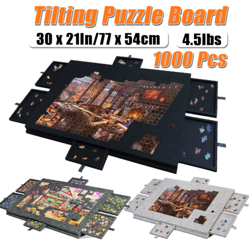 1000pcs tilting puzzle - 1000pcs, board