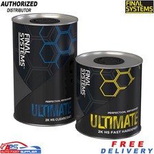 Final Systems Ultimate 2K HS Clear Coat 1.5Ltr Kit - With Fast Hardener