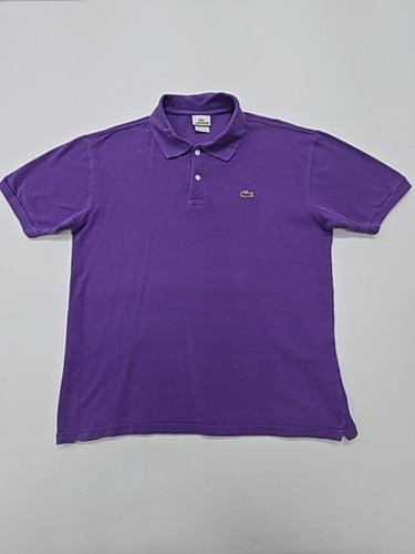 Lacoste boys purple polo shirt - polo,