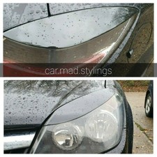 Front & Rear Black Plastic