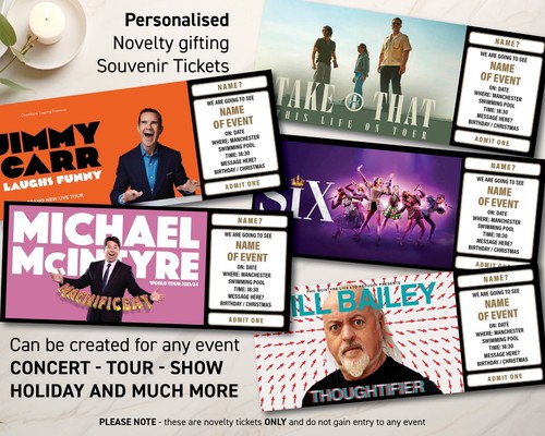Personalised ticket theatre - ticket,