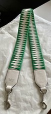 New MULBERRY Vichy Bag Strap Lawn Green/White  Detachable Replacement