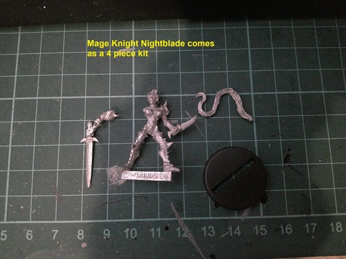 Nightblade mage knight - knight, 28mm