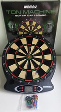 Winmau Ton Machine Softip Electronic Dartboard Set With Darts, Manual & Box