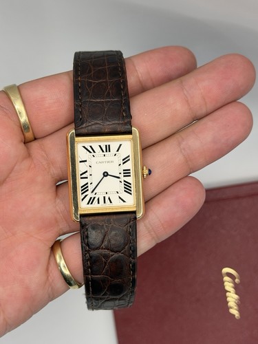 Cartier rose gold tank solo - rose,