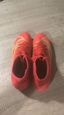 Red Nike Mercurial Football Shoes Size 8