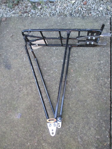 Black vintage rear rack - , 700c