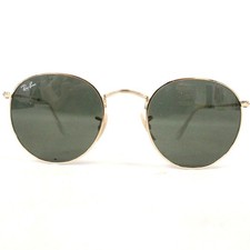 Ladies RAY-BAN Black & Gold Tone Oval RB3447 Sunglasses w CASE K20