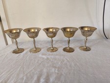 Vintage Goblets Cups Silver